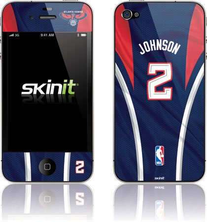 Skinit J. Johnson - Atlanta Hawks #2 Vinyl Skin for Apple iPhone 4 / 4S