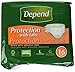 Depend Incontinence Protection with Tabs, Maximum Absorbency, Large, 16 Count (Pack of 3)