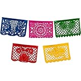 Large Plastic Mexican Banner- Multicolor