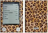 Leopard Spots Design Protective Decal Skin Sticker for Sony Digital Reader PRS-505 Models