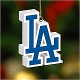 Memory Company Los Angeles Dodgers Logo Ornament 2 Pack