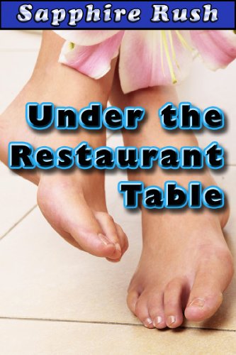 Under the Restaurant Table (public footjob fetish)