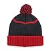 MLB Boston Red Sox '47 Linesman Cuff Knit Hat with Pom, One Size Fits Most, Navy