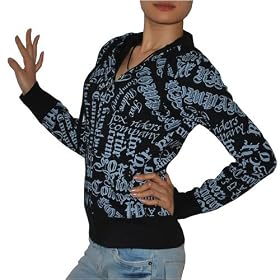 FOX RIDER Damen Athletik Kapuzenjacke Sweatshirt - Medium (36/38)