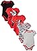 Disney Baby Girls Girl Minnie 5 Pack Bodysuit, Red, 0-3 Months