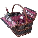 Chateau Medley Picnic Basket for 4 by Sutherland Baskets