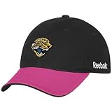 Reebok Jacksonville Jaguars Ladies Black-Pink Breast Cancer Adjustable Slouch Hat