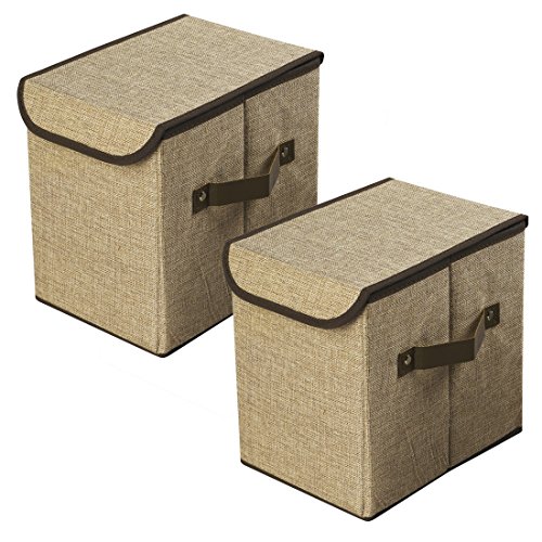 Collapsible storage box, lightbiz canvas organizer clothing stora…