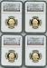 2007 Presidential Dollar Four Coin Proof Set NGC PF70 Ultra Cameo