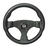 Produkt-Bild: Raid 44340 16 Sportlenkrad hp Sport 340 mm Durchmesser schwarz mit schwarzer Speiche und perforiertem Griffbereich mit ABE (T&Uuml;V)