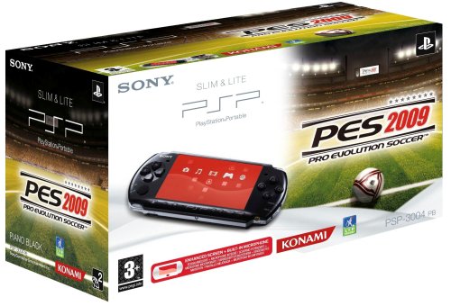 Childrens Toyshop   : Console PSP 3000 noire + PES 2009