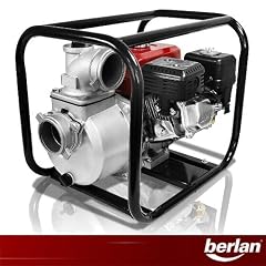 Berlan 3 Zoll Benzin Wasserpumpe 60m�/h - 6,5 PS