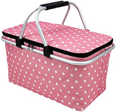 PhoebeTan 32L Foldable Portable Waterproof Picnic Basket