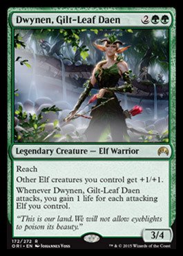 Magic: the Gathering - Dwynen, Gilt-Leaf Daen (172/272) - Origins - Foil