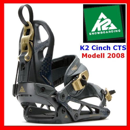 K2 Bindung Cinch CTS 2008 charcoal