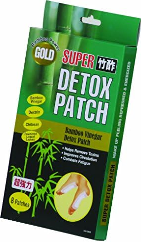 Gold Super Bamboo Detox Patch, Gold, 8 Counts