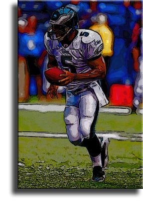 Completely Handpainted American Football Sport Painting, Custom Order FL4045, Oil on Canvas, with Option to Paint Jerry, Brett & Co. from Any Other Favorite Photograph or Picture, Unframed, Size 12