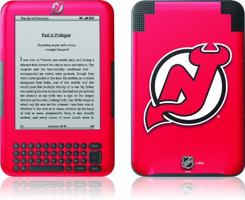 Skinit Kindle Skin (Fits Kindle Keyboard), NHL New Jersey Devils