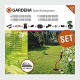 Gardena 2707-20 Komplett-Set mit Versenk-Viereckregner R140von "Gardena"