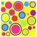 Fun Dots and Circles 44 Reusable and Removable Wall Stickers