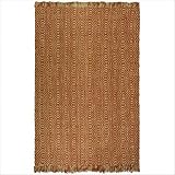 Safavieh Arts Natural Fiber Rug Natural Rust 6' x 9'