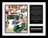 Dan Marino Miami Dolphins NFL Framed Photograph with Farewell Retirement Speech