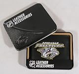 Rico Nashville Predators Embroidered Bi-Fold Leather Wallet