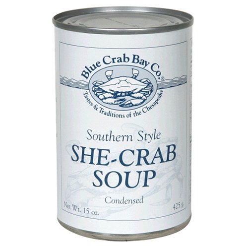 Blue Crab Bay Co. She Crab Soup, 15-Ounces (Pack of 6) by Blue Crab Bay Co.