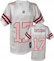 Braylon Edwards Pink Reebok NFL Girl's 7-16 Replica Cleveland Browns Jersey