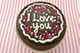 8 inch "I Love You" Cheesecake - Raspberry Swirl
