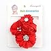 Bloomposh Baby Girl Red Headbands with Bows