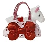 Aurora World Toy Pet Carrier Plush, Big Bow