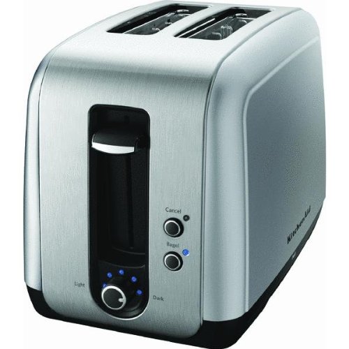 KitchenAid KMT211CU 2-Slice Toaster, Countour Silver