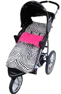 Tivoli Couture 2 in 1 Cuddle Tot Footmuff and Stroller Liner, Zebra