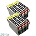 8 (black) Compatible Printer Ink Cartridges To Replace T0711