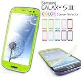 Mercury Color Screen Protector for Samsung Galaxy S3 GT-i9300 - Fits Verizon, AT and T, T-Mobile, Sprint - Lime Green