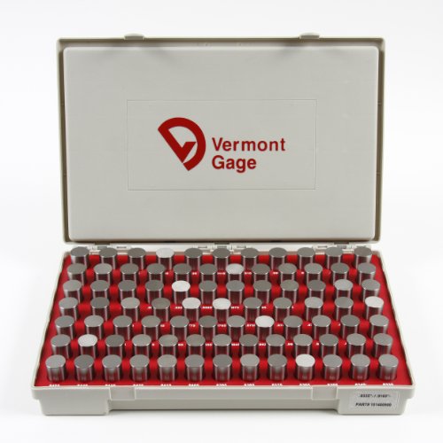 Vermont Gage Steel NoGo Pin Gage Set, Tolerance Class ZZ, 0.8335 0.