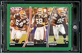 2007 Topps Total # 110 Kamerion Wimbley / D'Qwell Jackson / Andra Davis - Cleveland Browns - Football Card