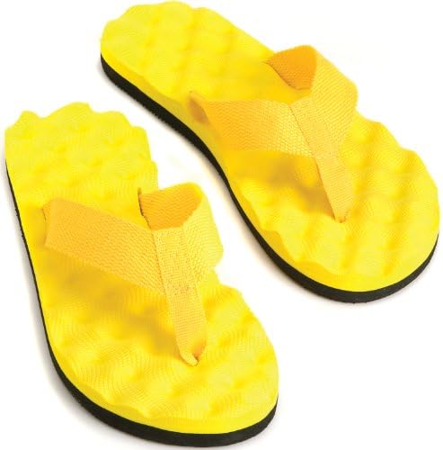 J2 Stars Summer Boa Flip Flops - Yellow SIZE 9