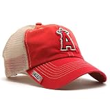 Los Angeles Angels of Anaheim Mongoose Mesh Back Adjustable Cap - Red/Mesh Adjustable