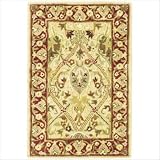Safavieh Persian Legend New Zealand Wool PL819D Ivory 2 x 3 Handmade Wool Area Rug
