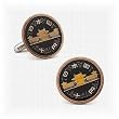 Hand Painted Japanese Coin Cufflinks
