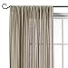 Thomas O'Brien Striped Linen Window Sheer- Gray