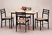 Kitchen & Housewares : Set of 2 Southern Art Barn Style Black & Natural Dining Chairs