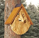 Red Carpet Studios Birdie In The Woods Birdhouse, 14-Inch Tall, Old Man Face