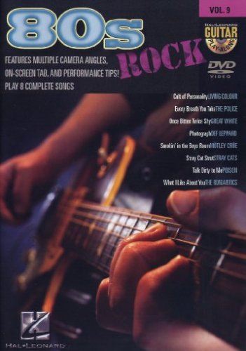 Cover art for  80s Rock - Guitar Play-Along DVD Vol. 9