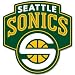 Seattle Supersonics NBA sticker decal 4" x 5"