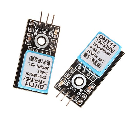 TOOGOO(R) 2x DHT11 Temperature and Relative Humidity Sensor Module for arduino 3pin cable