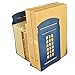 New Arrival A Pair of Retro British Style Telephone Booth Bookend Bookends (Blue) B002