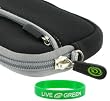 Neoprene Sleeve Case (Black) for Canon PowerShot SD940IS Digital Camera Silver